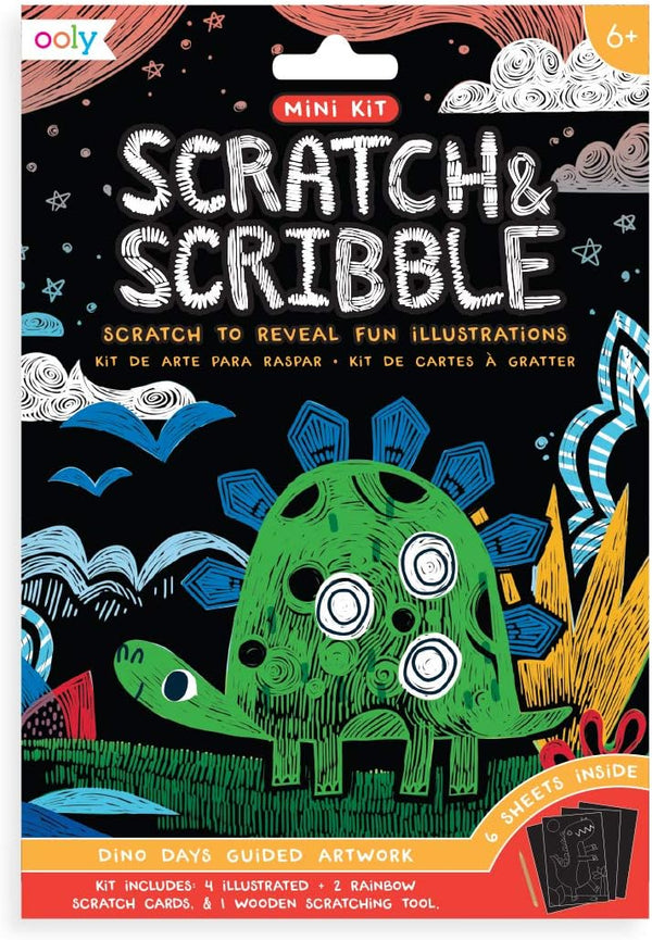 Ooly Mini Scratch & Scribble Art Kit
