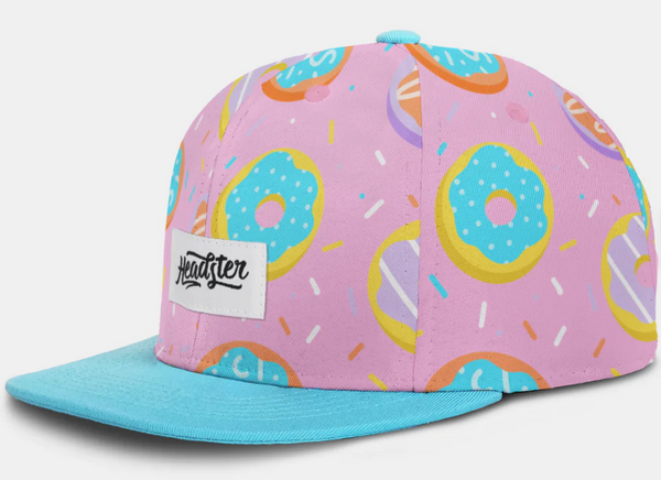 Headster Adjustable Kids Caps | Duh Donut Pink