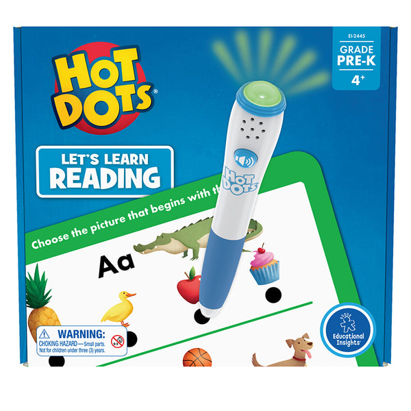 Hot Dots Let's Learn Reading (Grade Pre-K | 4 years+)