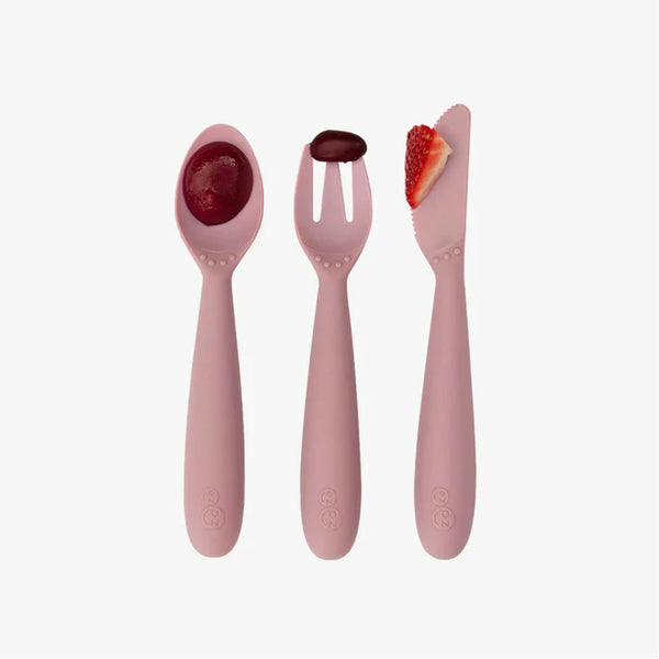 ezpz Happy Utensils | Spoon, Fork and Knife