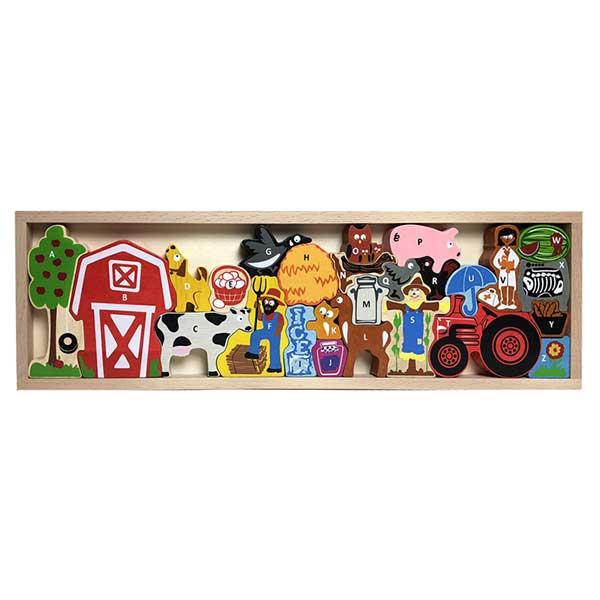 Begin Again The Farm A to Z Wooden Puzzle