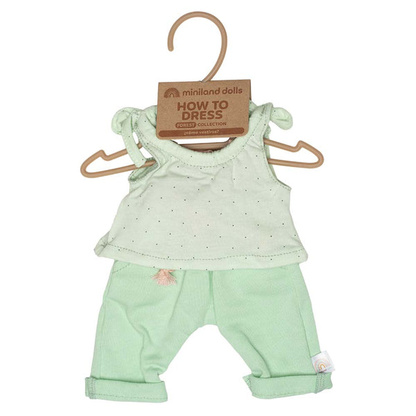 Miniland Doll Clothes | Forest Girl Doll Outfit Set | 15"