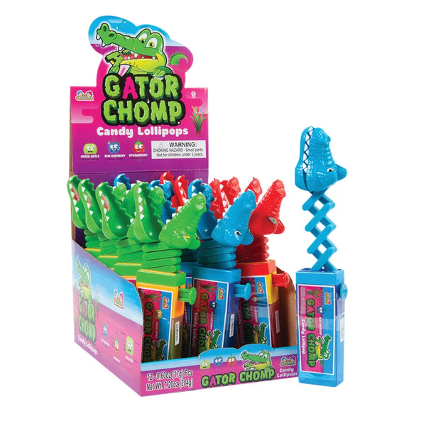 Gator Chomp Candy Lollipop