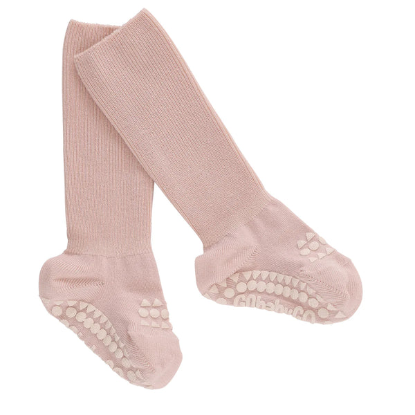GoBabyGo Bamboo Non-Slip Socks | Soft Pink