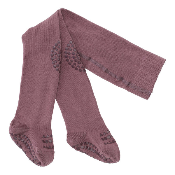 GoBabyGo Cotton Crawling Tights | Misty Plum