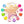 Great Pretenders Rainbow Star Mini Hair Clips ( Set of 10)