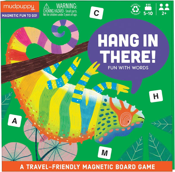 Mudpuppy Magnetic Travel Game | Hang-in-There! (hangman)