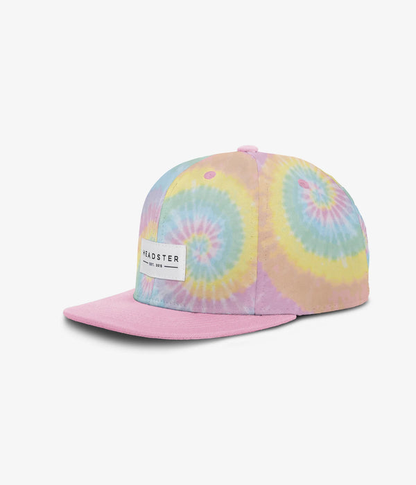 Headster Adjustable Kids Caps | Tie Dye Pink