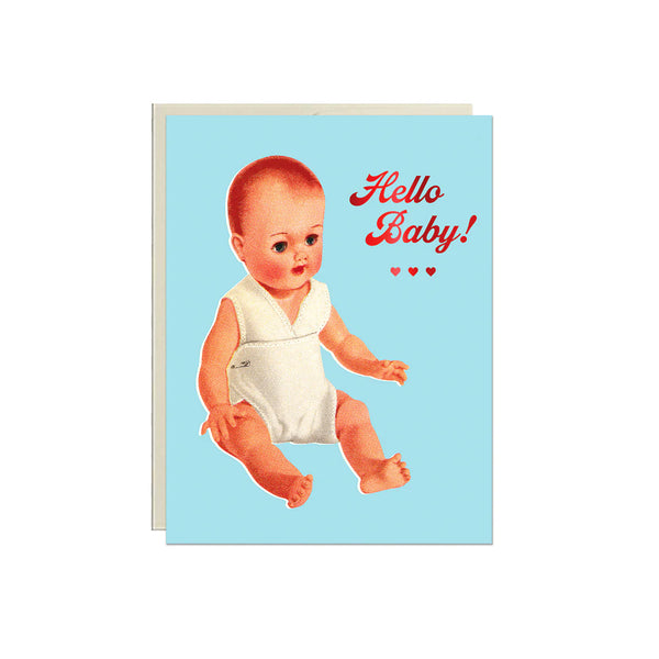 Hello Baby Greeting Card