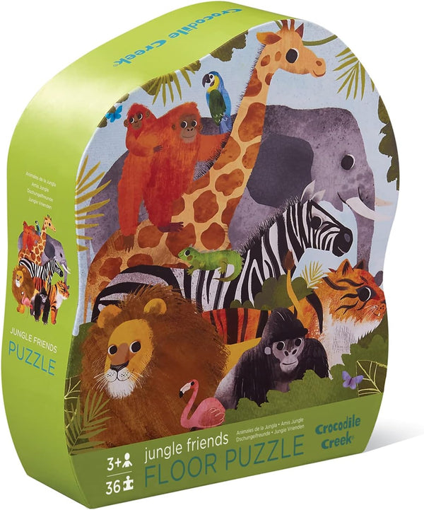 Crocodile Creek 36-Piece Floor Puzzles | Jungle Friends