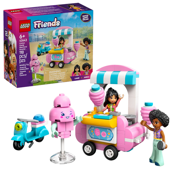 LEGO Friends |  Cotton Candy Stand and Scooter (110pcs) | 42643