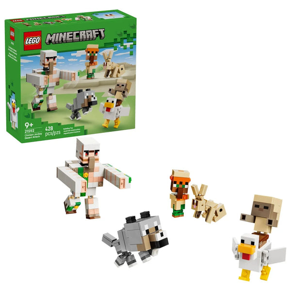 LEGO MINECRAFT | Chicken Jockey Desert Attack  (428pcs) 21592