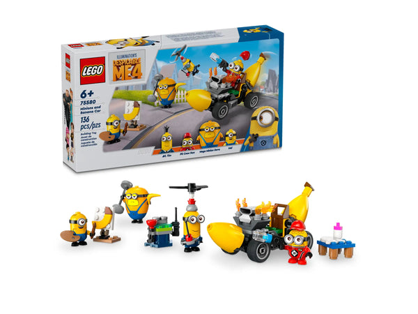 LEGO Minions | Minions and Banana Car (136pcs) | 75580