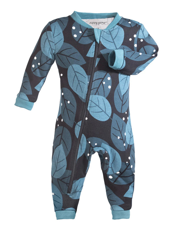 ZippyJamz Footless Cotton Sleepers | You're Unbe-leaf-able