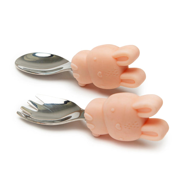 Loulou Lollipop Toddler Fork and Spoon Set