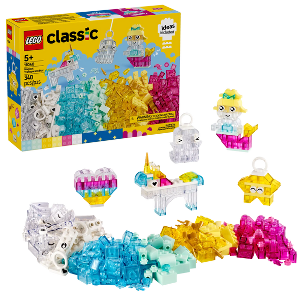 LEGO Classic | Magical Transparent Box (340pcs) | 11040