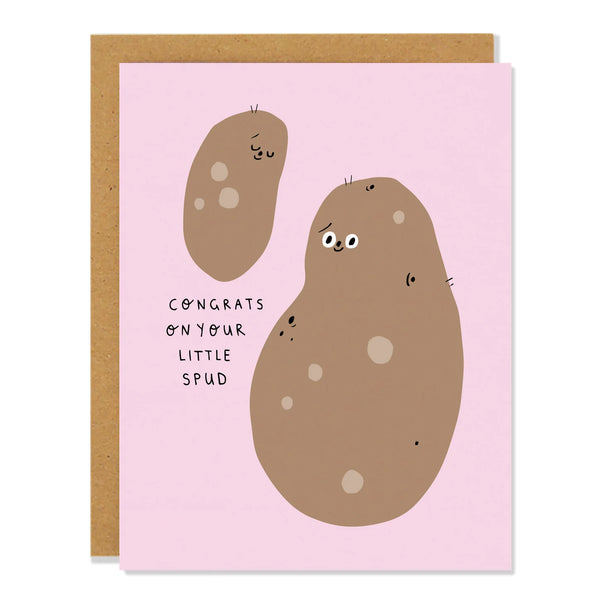 Little Spud Badger and Burke Card