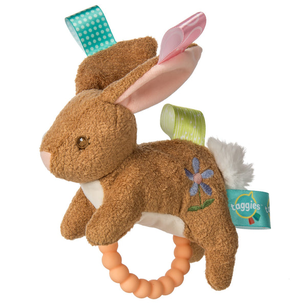 Mary Meyer Taggies Teether Rattle 6" | Harmony Bunny