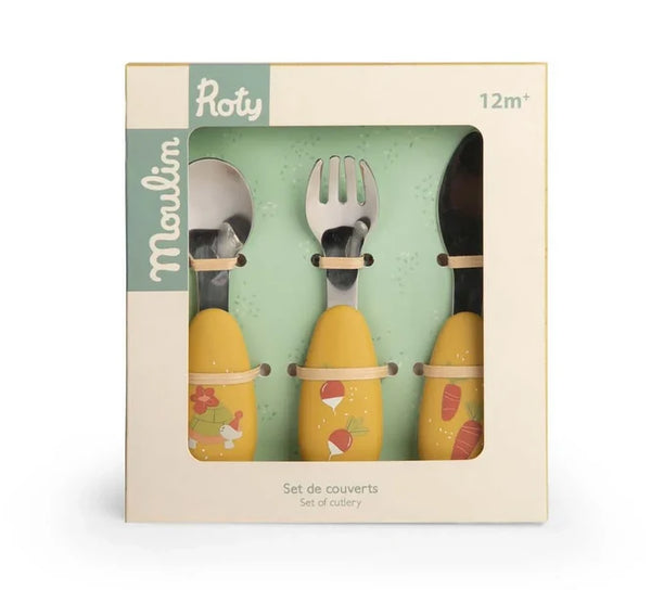 Moulin Roty | Trois Petits Lapins | Cutlery Set