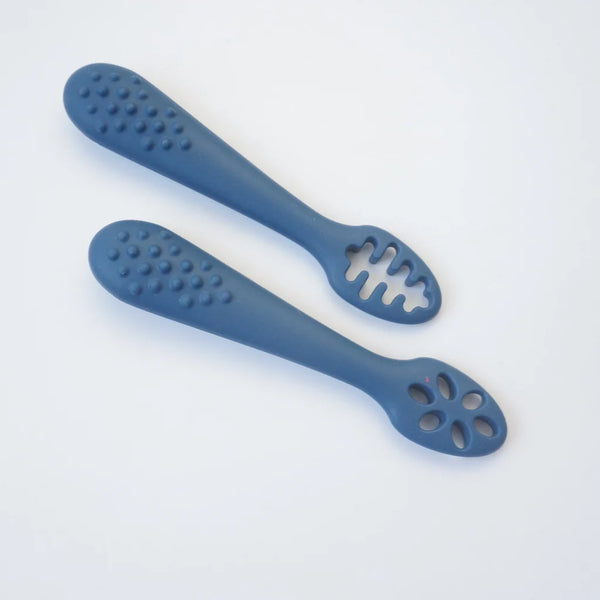 Minika | Learning Spoons | Indigo