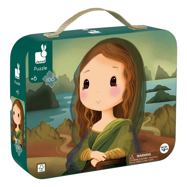 Janod | 100-Pieces | Leonardo Da Vinci-Inspired Puzzle