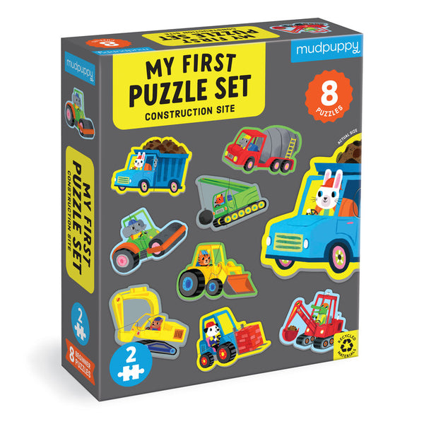 Mudpuppy | My First Puzzle Set | Construction