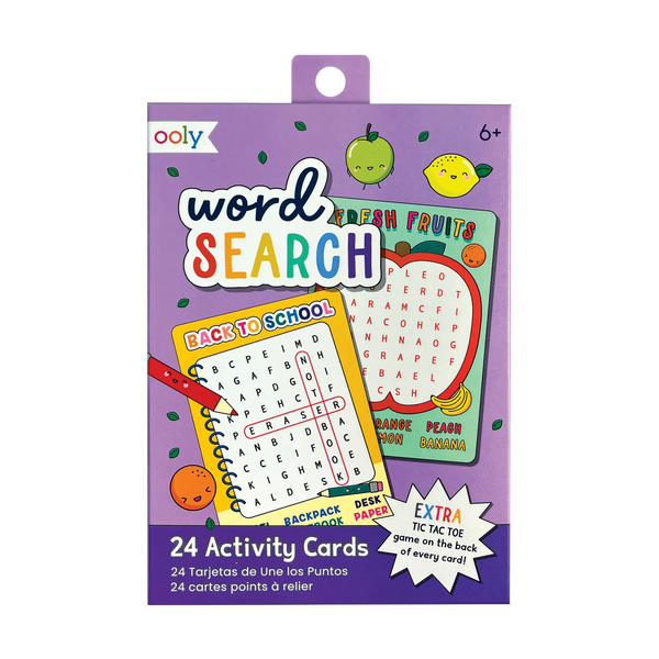 Ooly 24 Activity Cards | Word Search