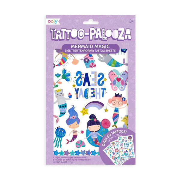 Ooly Tattoo-Palooza Temporary Tattoos | Mermaid Magic