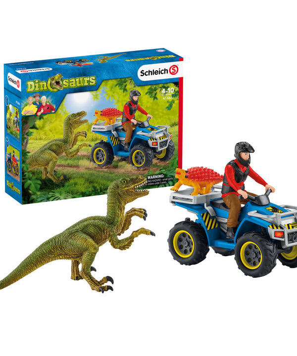Schleich | Quad Escape from Velociraptor