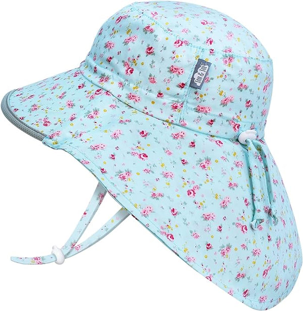 Jan & Jul Gro-With-Me Cotton Adventure Hat | Retro Rose
