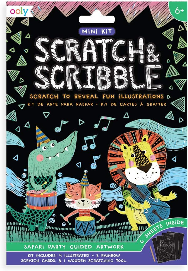Ooly Mini Scratch & Scribble Art Kit