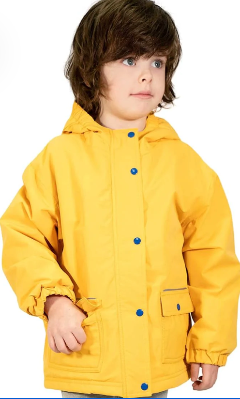 Jan and Jul Cozy-Dry (Fleece-Lined) Rain Jacket