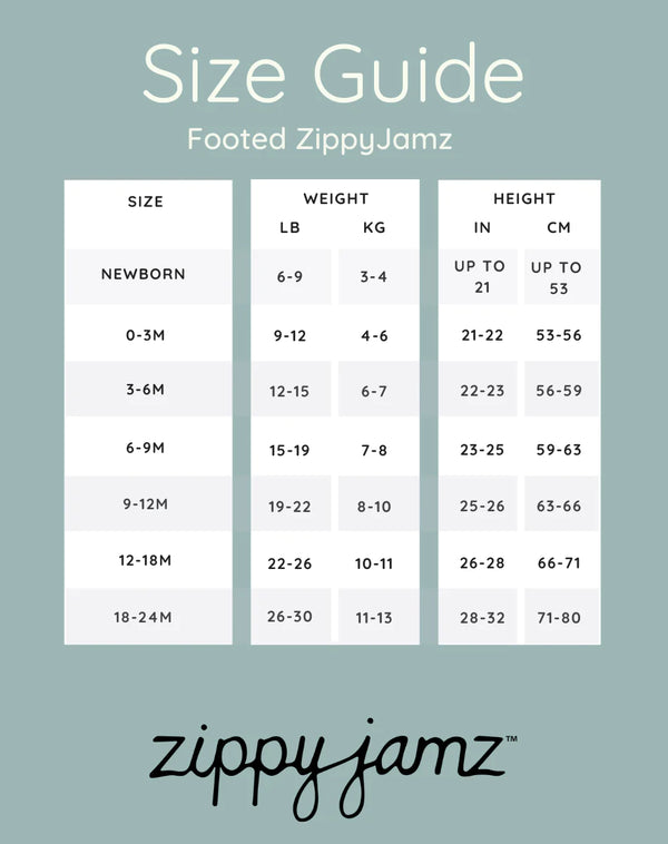 ZippyJamz Footed Cotton Sleeper | Spot the Cutie
