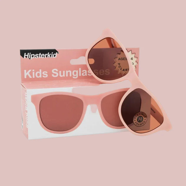 Hipsterkid Extra Fancy Drifter Sunglasses | Solid Blush