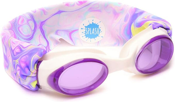 Splash Place Swim Goggles | Pastel Swirl