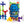 Colorful squigz toys with packaging on a white background