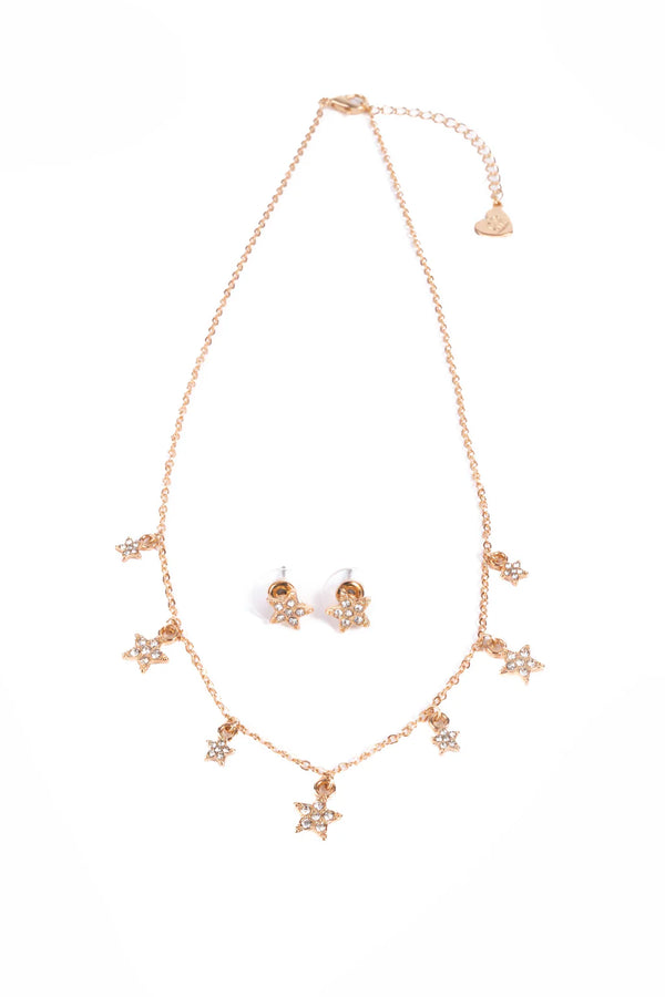 Great Pretenders Boutique Chic Rising Star Necklace & Earrings