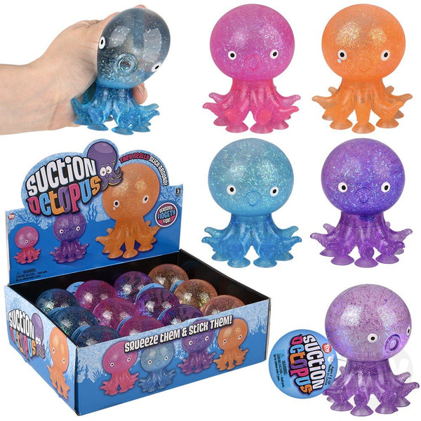The Toy Network | Suction Water Octopus 3.5"