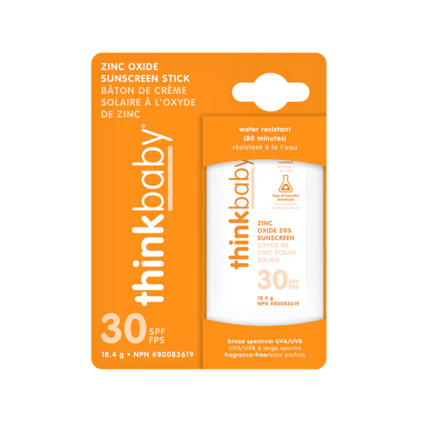 Think Baby Baby Mineral Based (ZInc Oxide) Sunscreen Stick SPF 30