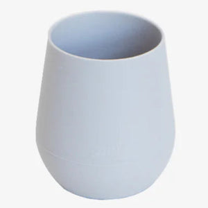 White ceramic cup on a white background