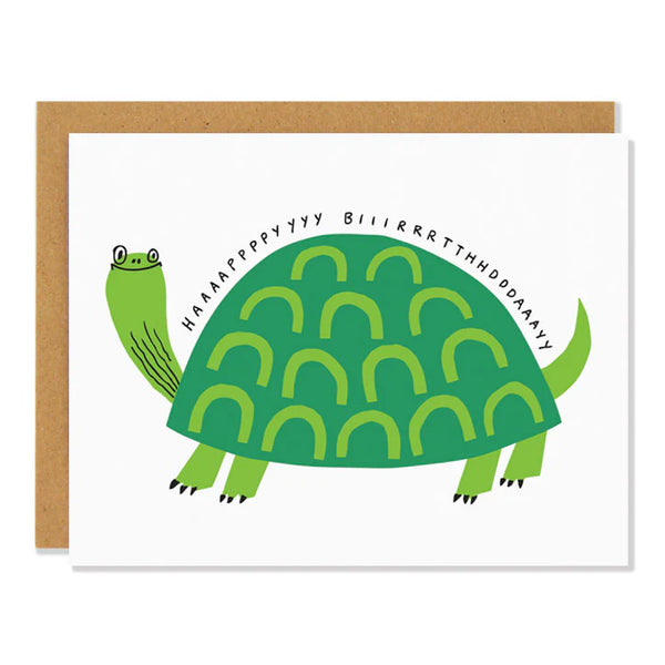 Turtle Happy Birthday Badger and Burke Card