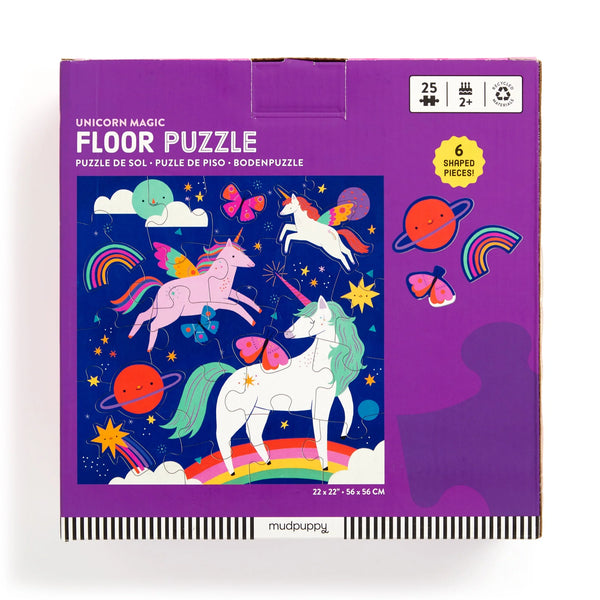 Mudpuppy 25-Piece Floor Puzzle | Unicorn