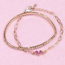 Boutique Chic Linked with Love Bracelet