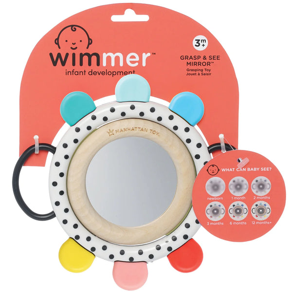 Manhattan Toy | Wimmer Infant Development Grasp See Mirror