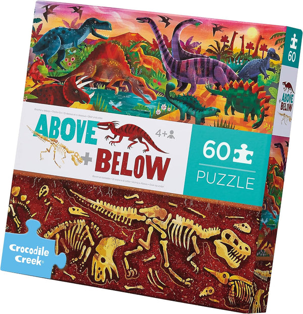 Crocodile Creek Floor Puzzle (60 pieces) | Dinosaur