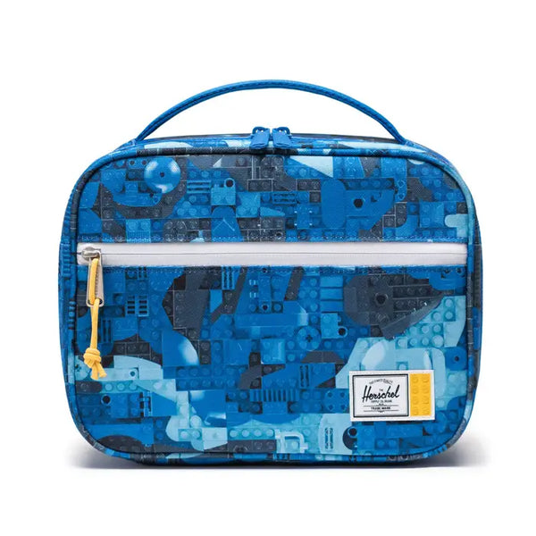 LEGO® Pop Quiz Lunch Box Little Herschel | Abstract Bricks Blue