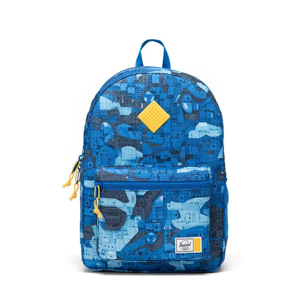 LEGO® Herschel Heritage™ Youth Backpack | Abstract Bricks Blue