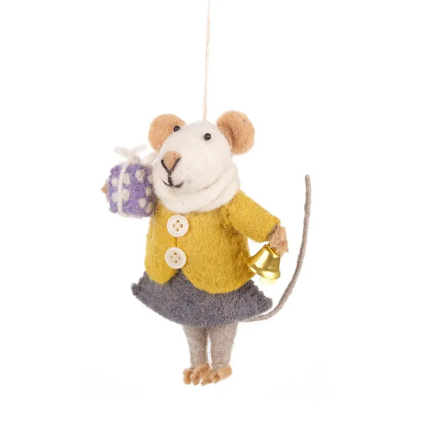 Felt So Good Christmas Ornaments | Agnes Mouse