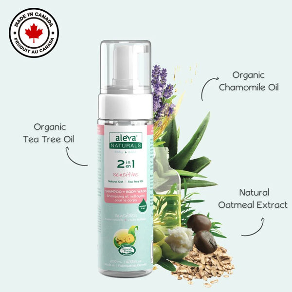 Aleva | 2 in 1 Shampoo & Body Wash 200ML