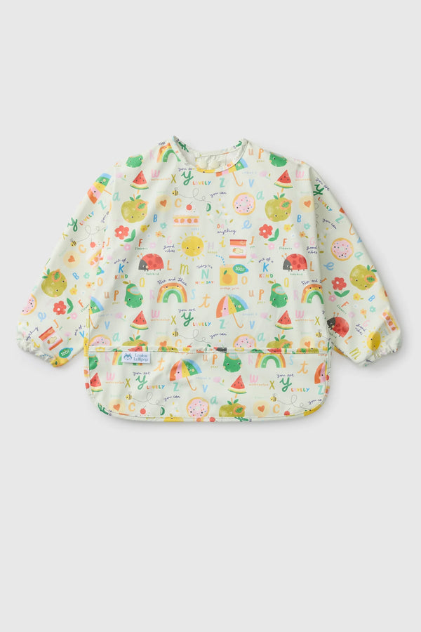 Loulou Lollipop | Long Sleeved Bib | Alphabet Smiles